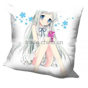 New AnoHana Anime Dakimakura 40cm x 40cm Square Pillow Cover SPC236