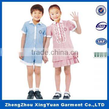 China Manufacturers Kids Clothes Summer Primary School Uniform Designs