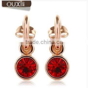 2015 mystery forest rhinstone earrings for women with Austria crystal 20142