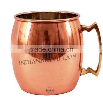 Copper Nickle Moscow Mule Round Beer Mug Cup 18Oz - Restaurant Bar