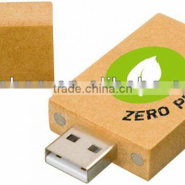 paper usb stick, kraft paper usb flash drive, recycled paper usb 2.0