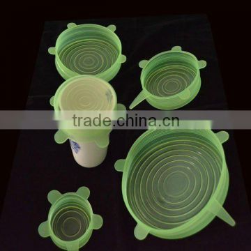 Food grade silicone pot cover with colorful design popular in 2013