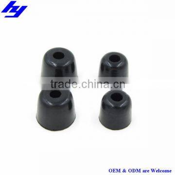 in-ear earphone black memory foam ear tips