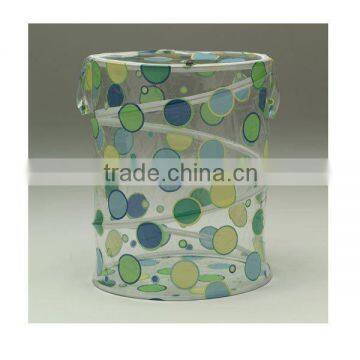 PVC Laundry Basket Collapsible Laundry Bag Folding Laundry Hamper