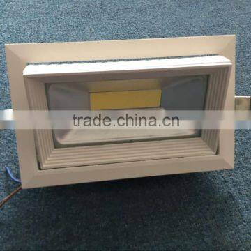 110v/230v 3 Years Warranty Rotatable Cob Led Square Downlight 30w photo-2