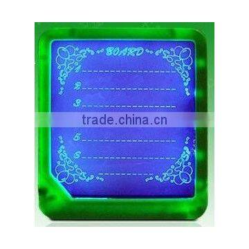 Running message text led display board