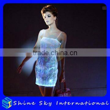 Optic Fiber Remote Control Multicolors Light Up Dress