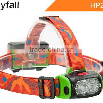 220 Lumen dimmable led dual light source rechargeable mining headlamp for outdoor