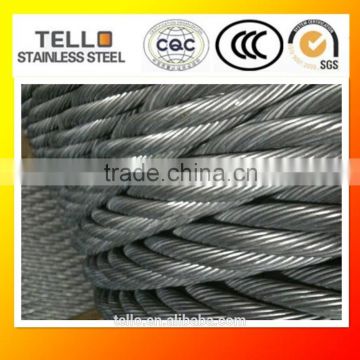 stainless steel wire rope,1x7,, 7x7, 7x19..