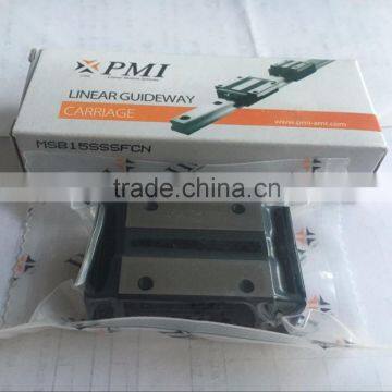 Original PMI linear guideway MSB15S linear guide block MSB15SSSFCN