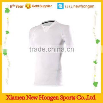 Wholesale Cheap competitive compression plain white t- shirt made in china