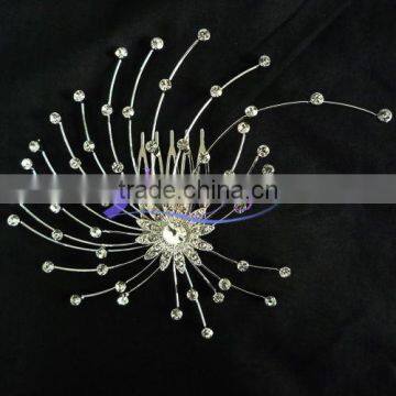 fashion new hair combs with rhinestone