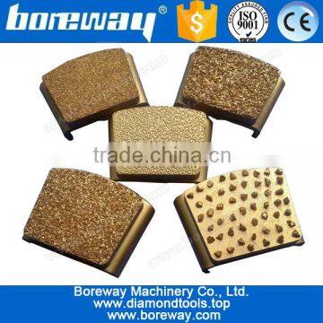 Floor Machine Metal Alloy Material Diamond Grinding Shoes