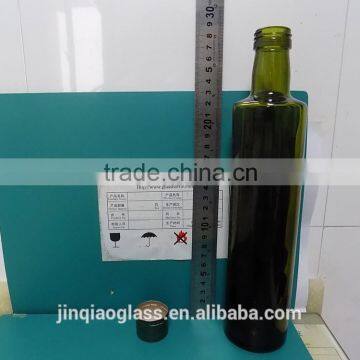 500ml Green Olive Oli glass bottle