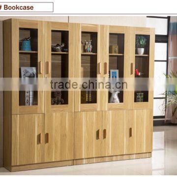 Wooden Round Bookshelf