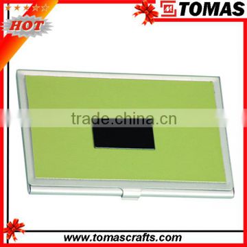 Leather and Metal Business Card Holder Wholesale