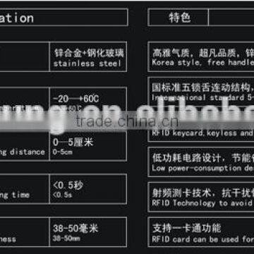 Electronic Hotel Lock RFID Keyless Door Lock Smart Hotel Lock photo-4