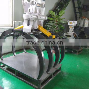 hot sale excavator Stone Grapple, wood grapple for excavator PC45MR-3,PC40MR-2,PC40MRx,R308