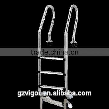 1mm thickness SS304 2 step swimming pool ladder