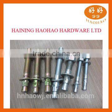 Wedge Anchors 7/8X6---7/8X12 With Zinc Plated Made in China