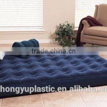 easy inflate flocked air bed