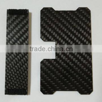 High Quality Portable Carbon Fiber Belt Clip Card Holder photo-2