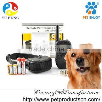 Popular Waterproof Remote Dog Training Collar with LCD Display