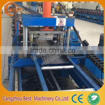 High quality cantilever type cable tray roll forming machine