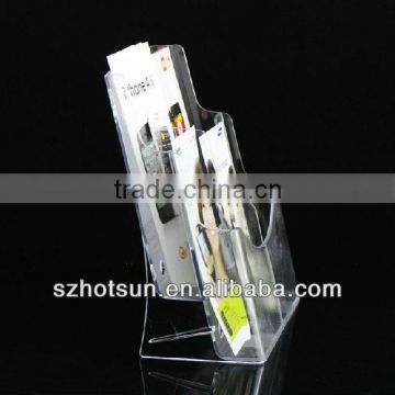 table top 3 tiers acrylic Brochure Holder