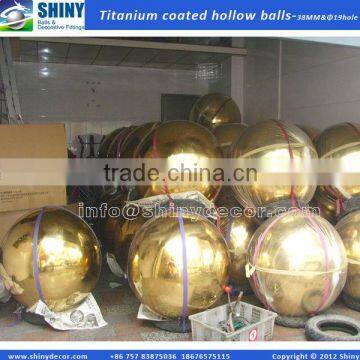 500mm stainless steel hollow sphere with titanium coated