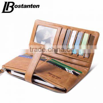 Vintage Classy Men Leather Hand Bag Pocket Purse Designer Brand photo-4