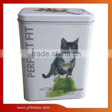 pet food storage tin can