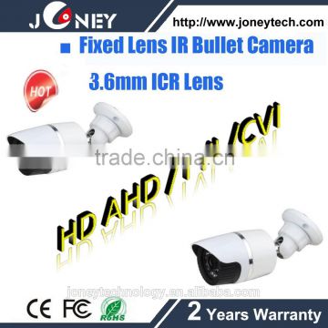 Hot Weatherproof CCTV Bracket IR Bullet Camera with Fixed Lens