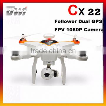 Cheerson CX22 Follow me Drone Functionality 1080P Camera 5.8 Ghz Dual GPS FPV Ready To Fly VS DJI