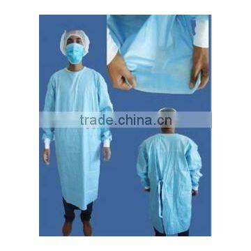 disposable blue PP surgical gown