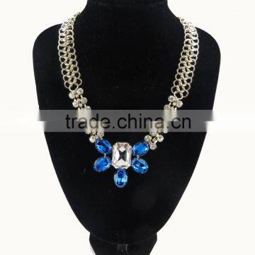 2016 flower necklace wholesale gold necklace in yiwu glow necklace