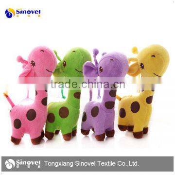 100% polyester micro velboa plush toy fabric