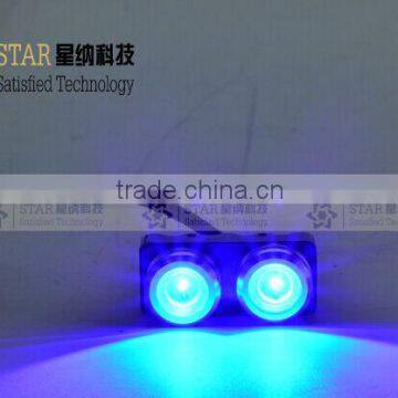 red and blue led mini auto strobe grill lighting XN-009-8