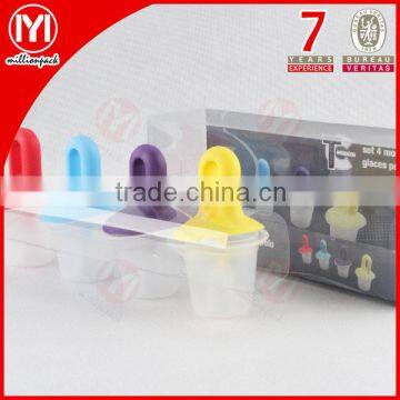 4 PCS Plastic Ice Cream mold/Ice lolly mold