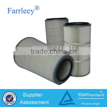 Pair of gas turbine air filter cartridges