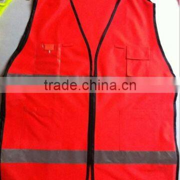 safety vest with pockets, multifunction vests/ reflective waistcoat/ safety workwear