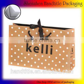 Environmental recyclable New creative customized handmade paper carry bag