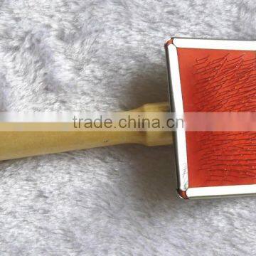 Wooden Slicker Brush for Small Pets on Discount photo-4