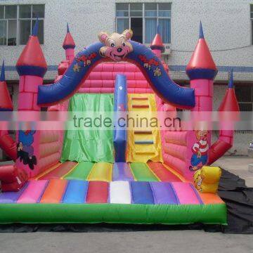 Colorful inflatable slide/inflatable adult slide for sale