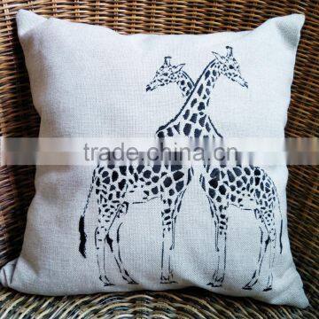 Custom Printed Custom Size Embroidery Plain Linen Pillow Covers photo-3
