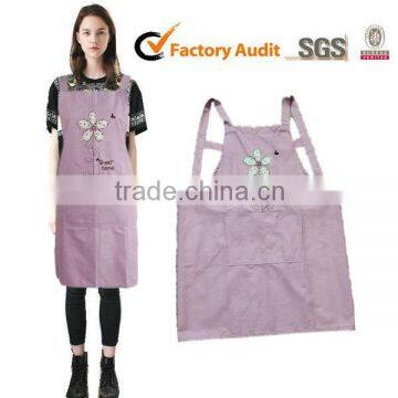 for women Korea Style Embroidery Apron