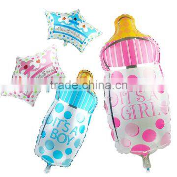 J082401inflatable Balloon Aluminium Foil Balloons, Red/blue Baby Nipple Balloon for Kids photo-4