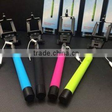 Selfie Stick Cable Simple Connect iPhone IOS and Android Phone Monopod Small Box without Battery Charge