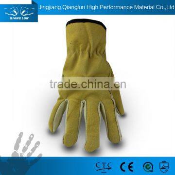 Custom logo winter cheap leather industrial gloves