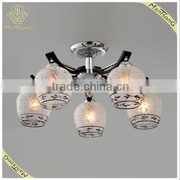 Indoor Decorative New Novelties Ceiling Chandelier Iron with Glass Ball